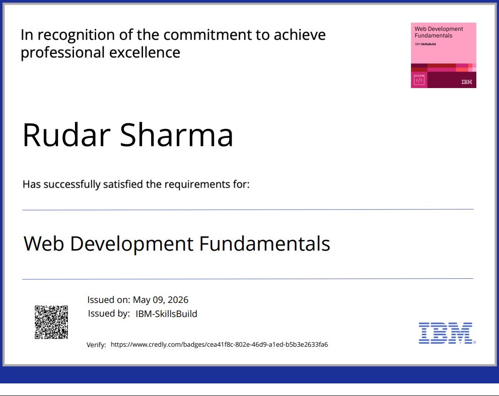 Web Development Fundamentals